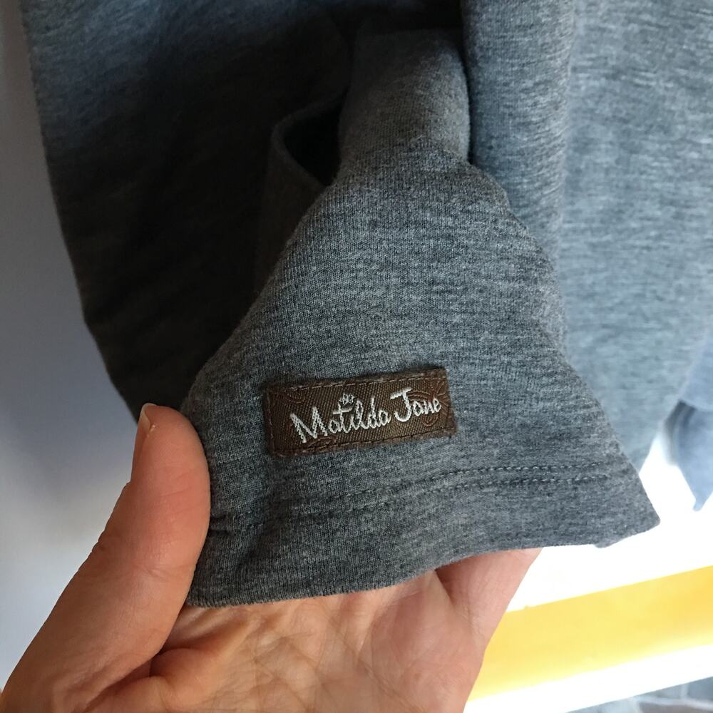 Matilda Jane Count It Out gray waterfall vest (Size L) - Picture 11 of 11